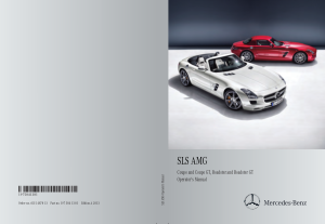 2013 Mercedes Benz SLS Operator Manual